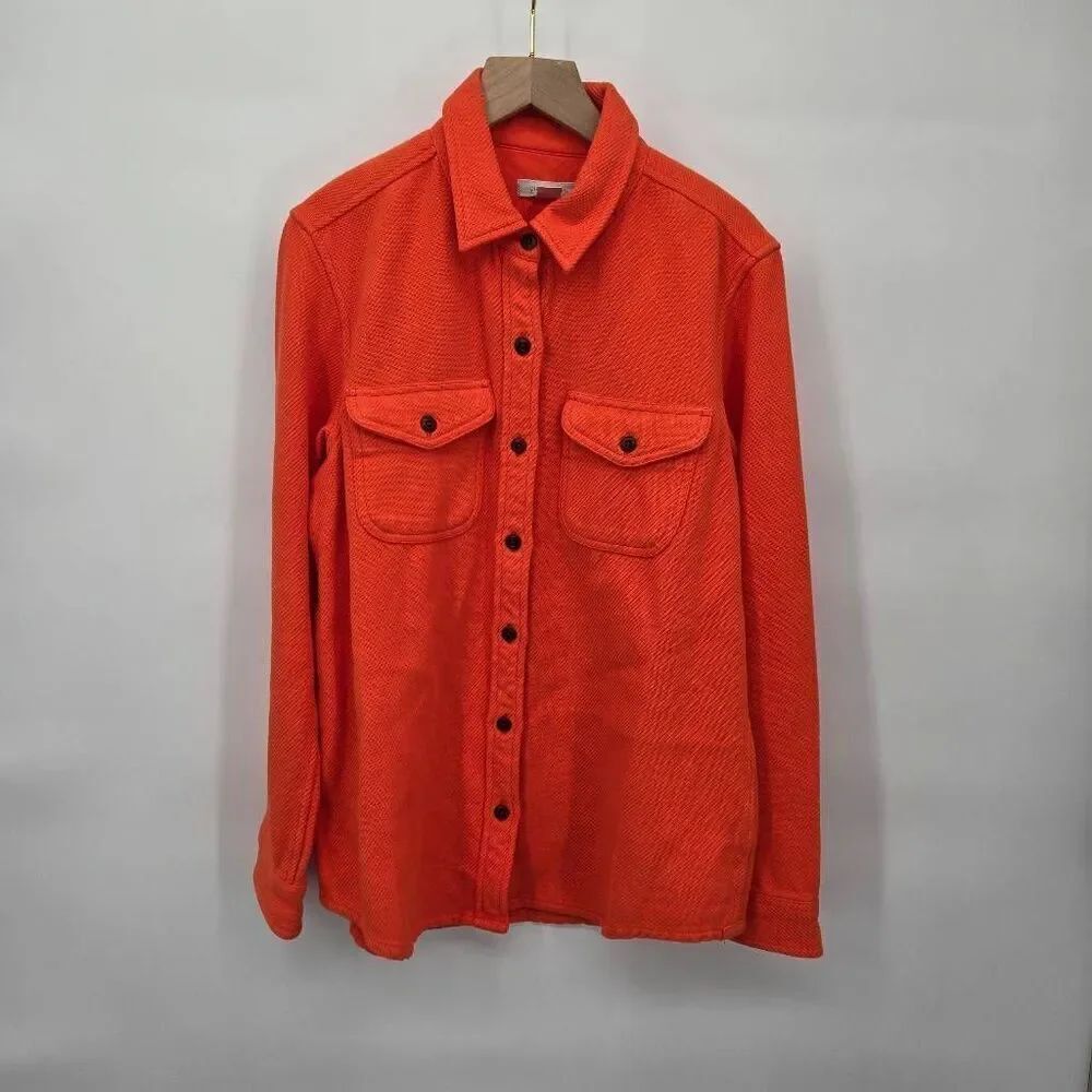 Outerknown Blanket Shirt Chroma Size XS Orange